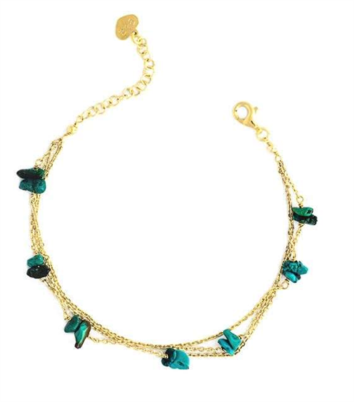 Bracelet Io & Te  Woman in Silver Turchese africano BRICTUDO - BRICTUDO